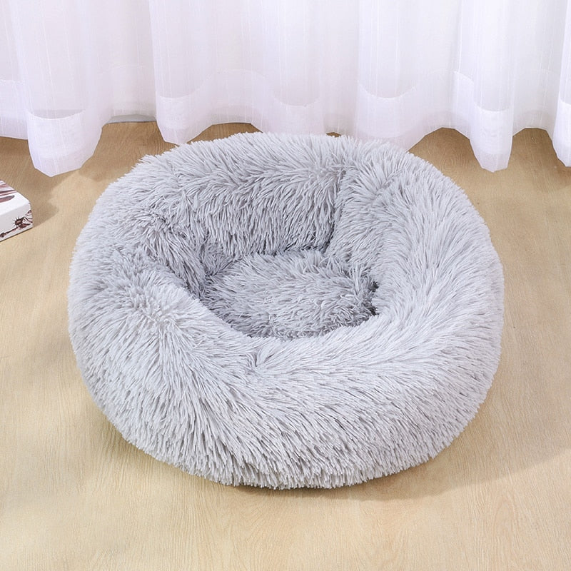 CozyHaven Plush Retreat: Super Soft Washable Dog Bed for Deep Sleep and Comfort