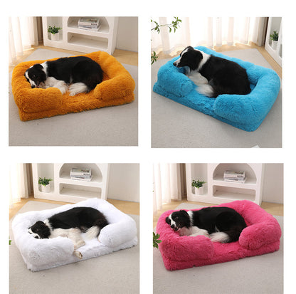 Plush and Fluffy Dog Bed