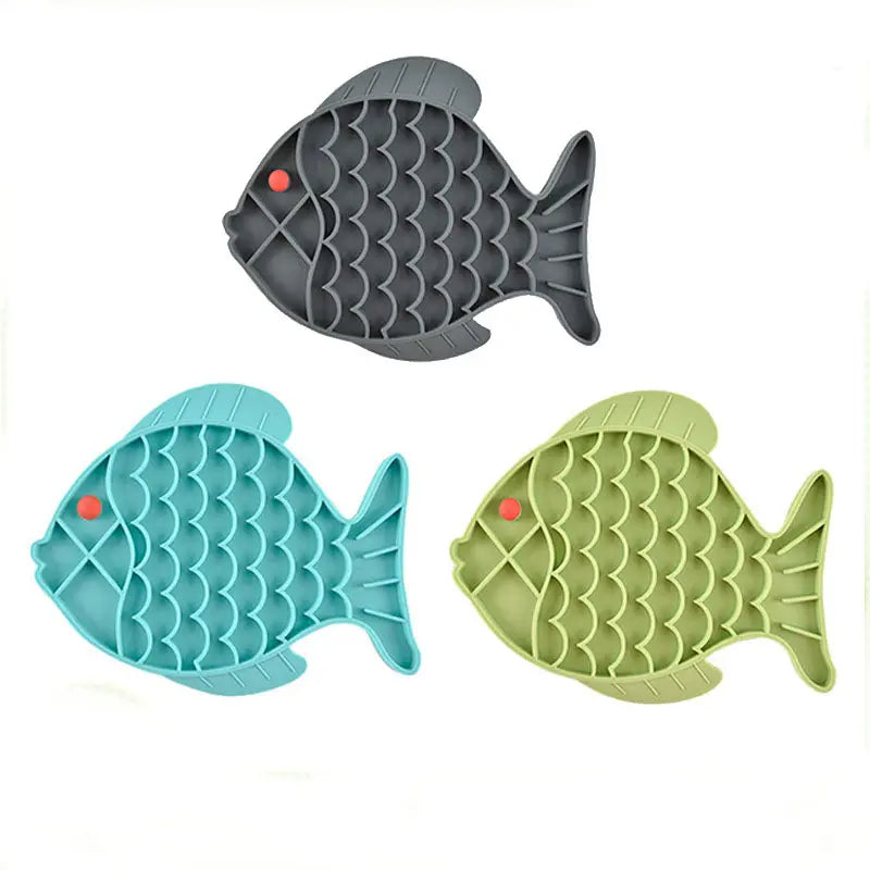 PawsomeFish Lick & Play Silicone Dog Pad