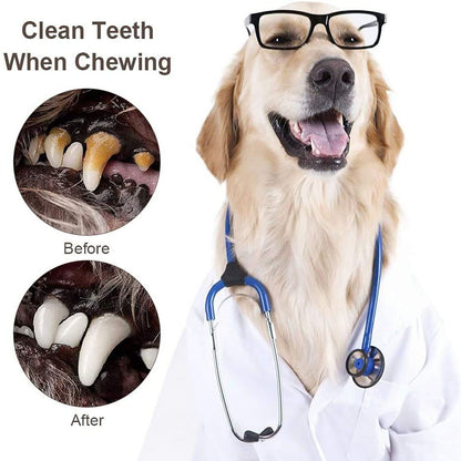 Unique Double Ball Rope Chew Toy for Dogs with Teeth Cleaning Technologies
