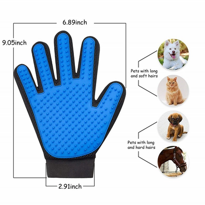 PurrfectCare Pet Grooming Glove: Deshedding Brush and Massage Glove for Cats and Dogs