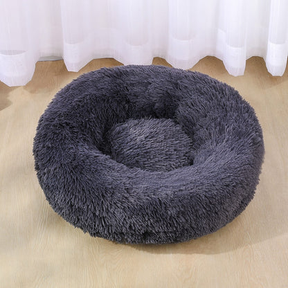 CozyHaven Plush Retreat: Super Soft Washable Dog Bed for Deep Sleep and Comfort