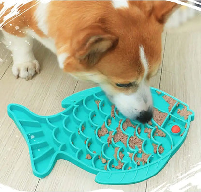 PawsomeFish Lick & Play Silicone Dog Pad