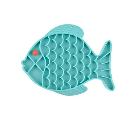 PawsomeFish Lick & Play Silicone Dog Pad