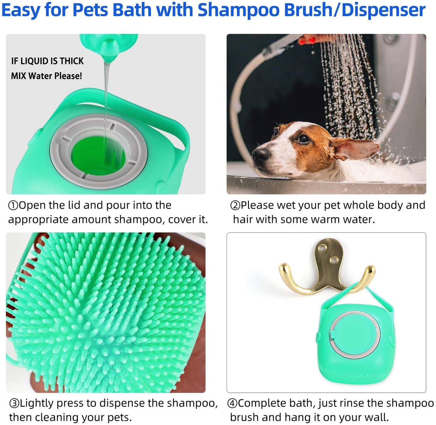 Paws & Lathers: Pet Spa Scrubber