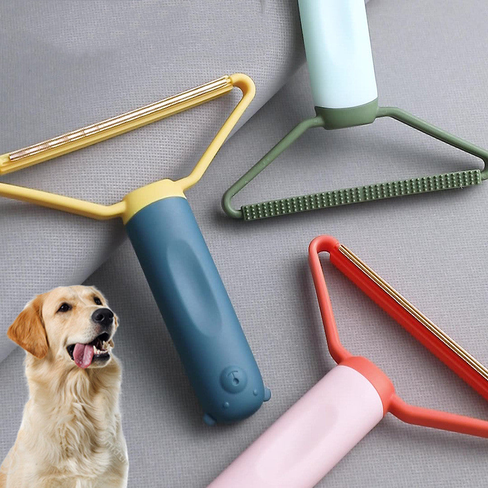 FurFini PetCare Duo.....Pet grooming tool, Dual-action pet hair remover, De-matting comb, Sofa clothes shaver, FurFini Comb, Pet hair removal solution, Double-sided grooming tool, Lint roller for furniture, Efficient pet grooming, Hair-free home solution.