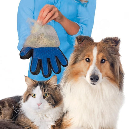 PurrfectCare Pet Grooming Glove: Deshedding Brush and Massage Glove for Cats and Dogs