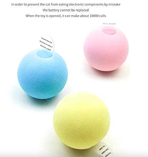 Interactive Smart Touch Sound Gravity Ball for Cats