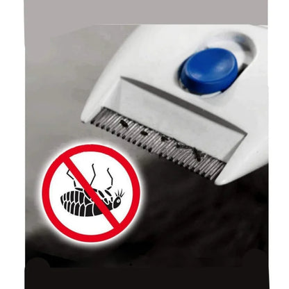 BuzzGuard Pet Electric Flea Terminator: Advanced Lice Removal Comb for Cats and Dogs