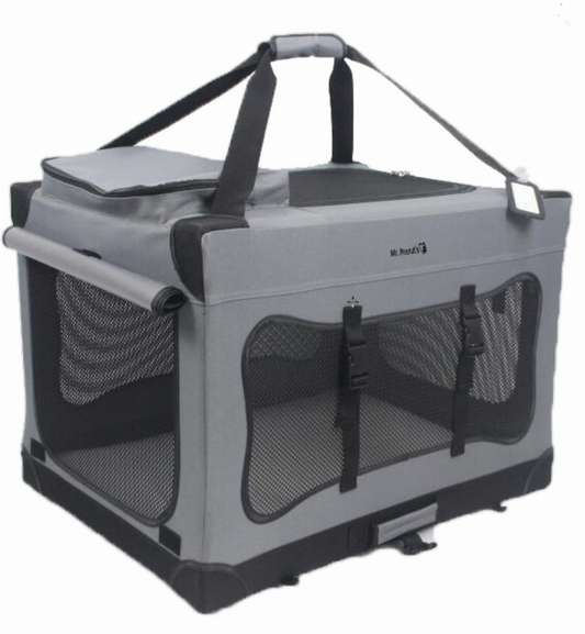 Mr. Peanut's Soft Sided Portable Pet Crate with Lightweight Aluminum Frame - American Made Product