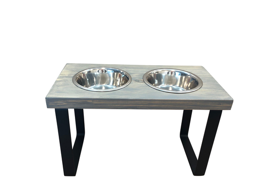 Metal dog bowl feeder - American Made Product